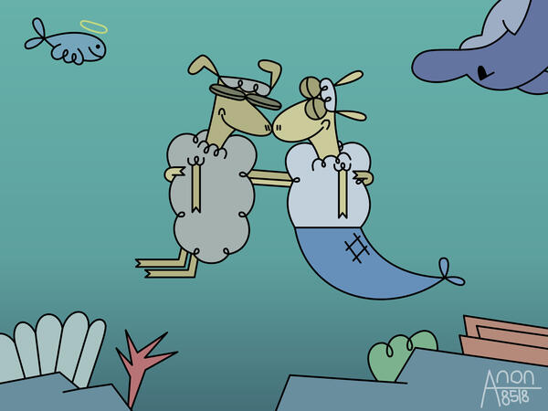 "An underwater scene with colorful coral and marine life." - September 6th 2024